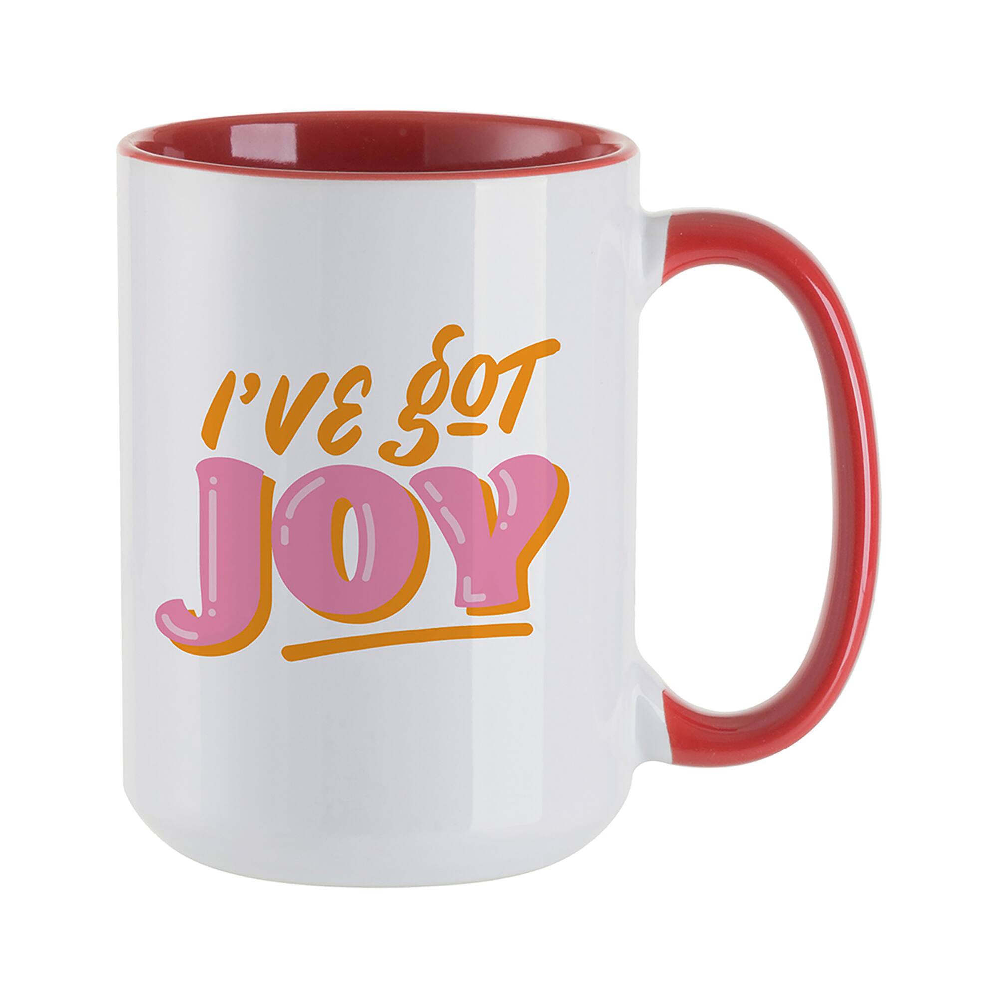 Craft Express 6ct. 15oz. Red Sublimation Two Tone Mugs
